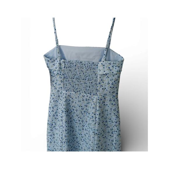 New with Tags French Connection Icy Blue Floral Midi Dress Size 6 Cottagecore - Picture 12 of 16